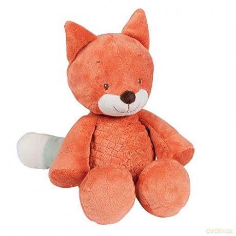 Nattou Fox Soft Toy, Oscar, Companion from birth, 30 cm, Fanny and Oscar, Orange, 296014