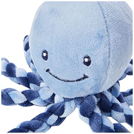 Nattou Lapidou - Piu Piu Octopus Navy Blue and Light Blue