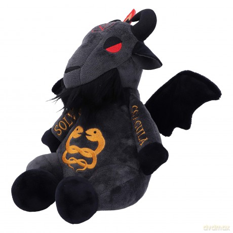 Nemesis Now Fluffy Fiends Baphomet Cuddly Plush Toy 22cm, Black