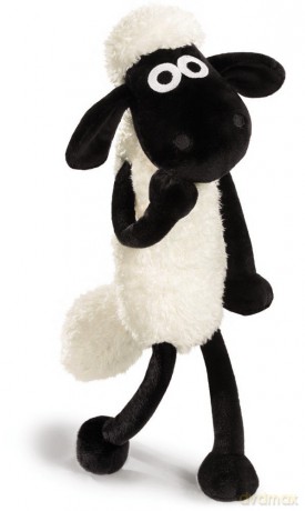 Nici 39658 Shaun the Sheep Plush White
