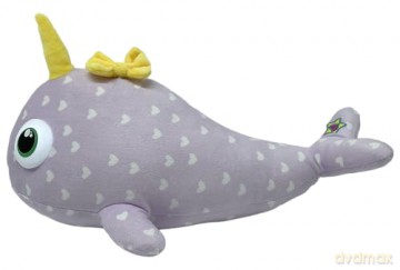 Night Buddies Large 15 Inch Narwhal, Innovative Plush Soft Toy - Child-Activated Calming Light, Auto-Off for Safety, Promotes Independence Sleep, Ages 2+ - Award Winning Sleep Aid