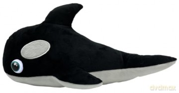 Night Buddies Large 15 Inch Orca, Innovative Plush Soft Toy - Child-Activated Calming Light, Auto-Off for Safety, Promotes Independence Sleep, Ages 2+ - Award Winning Sleep Aid