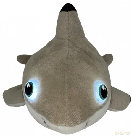 Night Buddies Large 15 Inch Shark, Innovative Plush Soft Toy - Child-Activated Calming Light, Auto-Off for Safety, Promotes Independence Sleep, Ages 2+ - Award Winning Sleep Aid