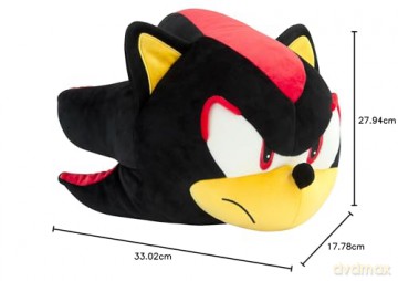 Nintendo - TOMY Plush - Mocchi Mocchi Shadow Sonic Plush, Black