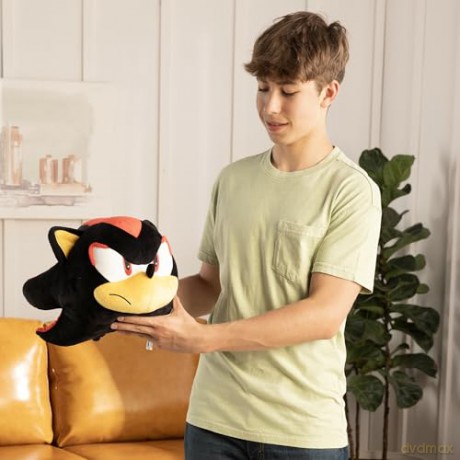 Nintendo - TOMY Plush - Mocchi Mocchi Shadow Sonic Plush, Black