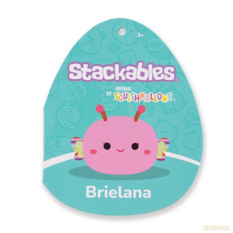 Original Squishmallows Stackables 12 Inch Brielana the Pink Butterfly
