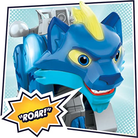 PJ Masks Animal Power Charge and Roar Power Cat Preschool Toy, Motorized Toy with 20+ Lights and Sounds, 3 Years and Up