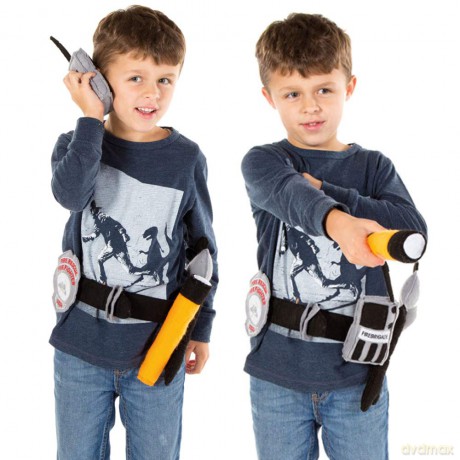 PRETEND TO BEE Fire Fighter Accessories Fancy Dress Costume for Kids, 5 Piece Soft Play Tools, 18+ Months