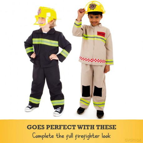 PRETEND TO BEE Fire Fighter Accessories Fancy Dress Costume for Kids, 5 Piece Soft Play Tools, 18+ Months