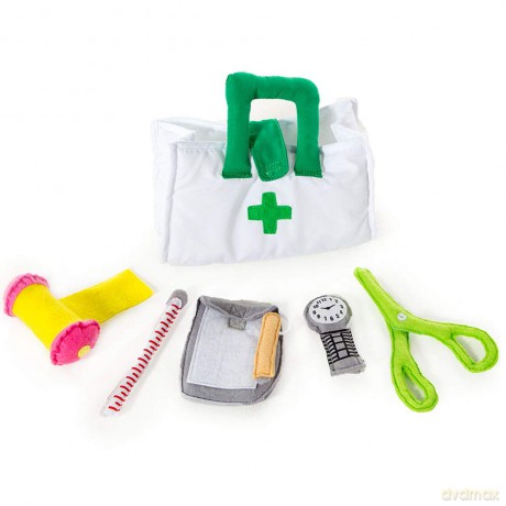 PRETEND TO BEE Nurse Costume Accessory Set, Fancy Dress For Kids, Soft Play Tools, 18+ Months