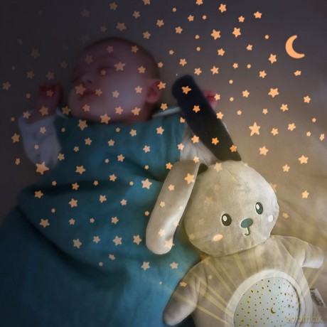 Pabobo Mini Bunny Musical Stars Projector