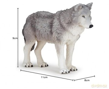 Papo LARGE FIGURINE 50211 Wolf, Multicolour