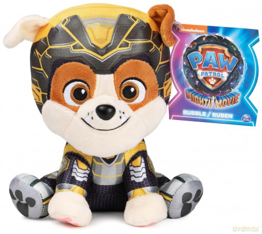 Paw Patrol GUND The Mighty Movie Rubble Stuffed Animal, Plush Toy for Ages 1 and Up, 15.24cm