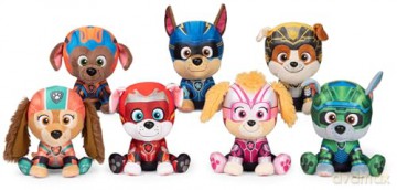 Paw Patrol GUND The Mighty Movie Zuma Stuffed Animal, Plush Toy for Ages 1 and Up, 15.24cm