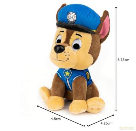 Paw Patrol Official GUND Soft Dog Themed Cuddly Plush Toy Chase 6-Inch Soft Play Toy For Boys and Girls Aged 12 Months and Above