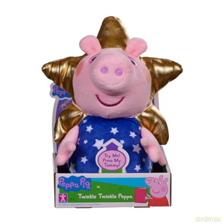 Peppa Pig 08164 Talking Soft Twinkle, Preschool, Plush Toys, Nursery Rhymes, Multicolour