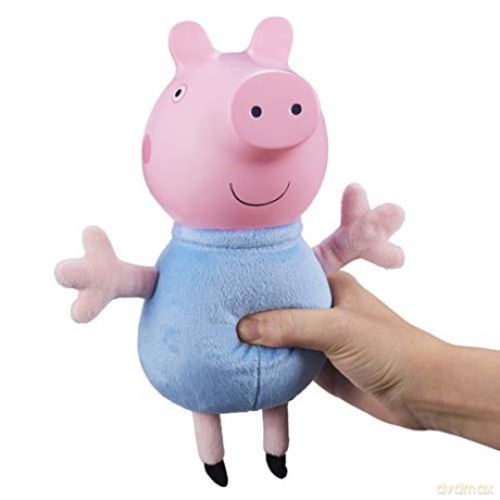 Peppa Pig glow Friends Talking Peppa, preschool interactive soft toy, with lights up face and sound effects, gift for 3-5 year old