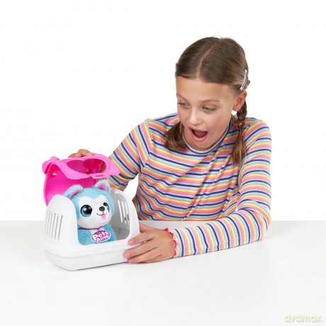 Pets Alive Pet Shop Surprise Series 3 Puppy Rescue Border Collie, Surprise Puppy Plush, Ultra Soft Plushies, Surprises Inside, Interactive Toy Pets with Electronic Speak and Repeat (Border Collie)