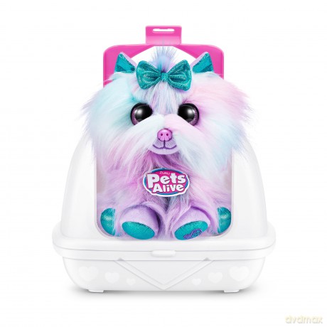 Pets Alive Pet Shop Surprise Series 3 Puppy Rescue Yorkshire, Surprise Puppy Plush, Ultra Soft Plushies, Surprises Inside, Interactive Toy Pets with Electronic Speak and Repeat (Yorkshire)