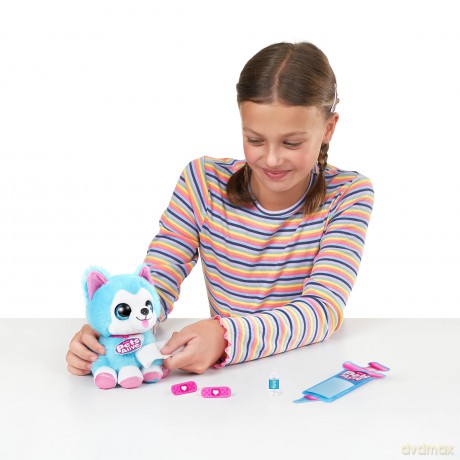 Pets Alive Pet Shop Surprise Series 3 Puppy Rescue Yorkshire, Surprise Puppy Plush, Ultra Soft Plushies, Surprises Inside, Interactive Toy Pets with Electronic Speak and Repeat (Yorkshire)