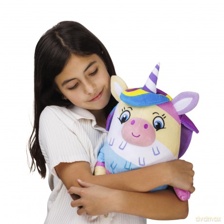 Pinata Smashlings Huggable Plush, Luna Unicorn, Roblox Toys, Soft Toys, Ideal Gift, Official Pinata Smashlings Toy from Toikido.