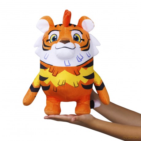 Pinata Smashlings Huggable Plush, Mo Tiger, Roblox Toys, Soft Toys, Ideal Gift, Official Pinata Smashlings Toy from Toikido.