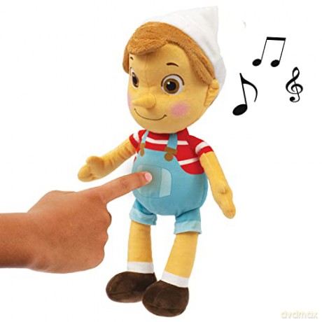 Pinocchio and Friends Pinocchio Musical Plush Soft Toy - Large Plush Toy with Sound