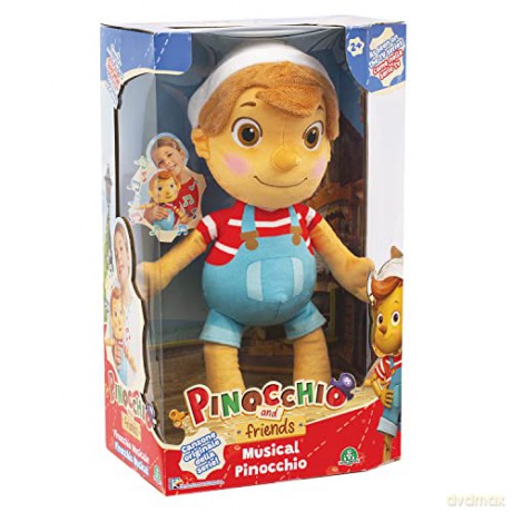 Pinocchio and Friends Pinocchio Musical Plush Soft Toy - Large Plush Toy with Sound