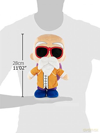 Play by Play Soft Toy of the Characters of 28cm, 1102" - Goku, Master Roshi, Krillin, Puar - Super Soft Quality (28cm, Master Roshi)