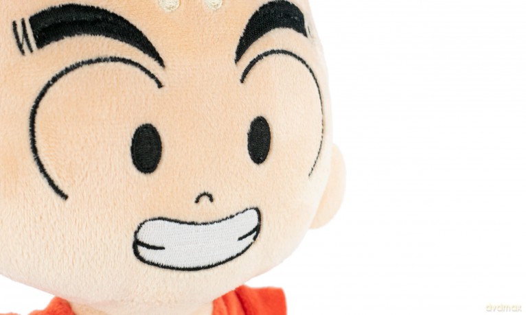 Play by Play Soft Toy of the Characters of Dragon Ball 28cm, 1102" - Goku, Master Roshi, Krillin, Puar - Super Soft Quality (28cm, Krillin)