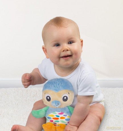 Playgro Plush Cuddly Toy Stuffed Animal ECO Penguin Made from Recycled Water Bottles Extra Soft