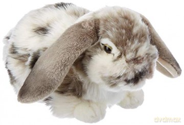 Plush Soft Toy Marble Lop Eared Rabbit. 30cm. (Assorted colours)