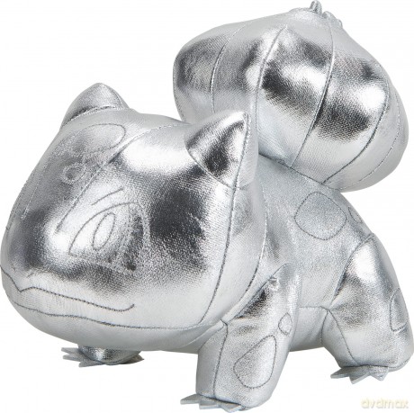Pokemon 674 PKW0237 EA Pokemon 25th Celebration 8" Silver Bulbasaur Plush, Sliver