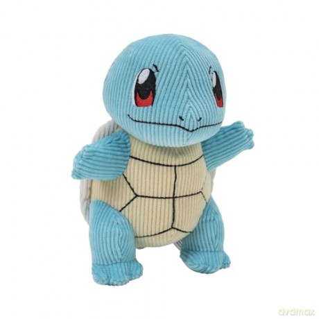 Pokemon Select Corduroy Sqirtle Plush - 8-Inch - Unique Fabric - Authentic Details, PKW2391, Multicolor