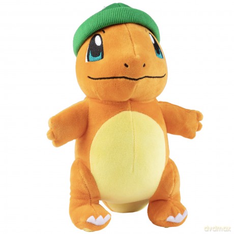 Pokémon Charmander Plush with Beanie - 8-Inch Charmander Plush with Unique Accessory