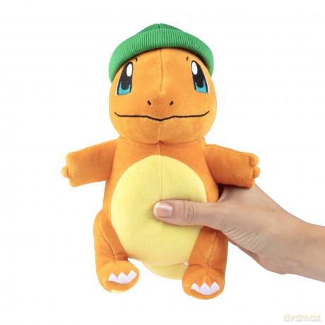 Pokémon Charmander Plush with Beanie - 8-Inch Charmander Plush with Unique Accessory
