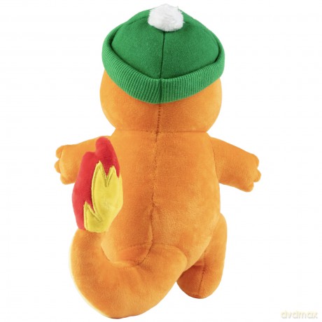 Pokémon Charmander Plush with Beanie - 8-Inch Charmander Plush with Unique Accessory