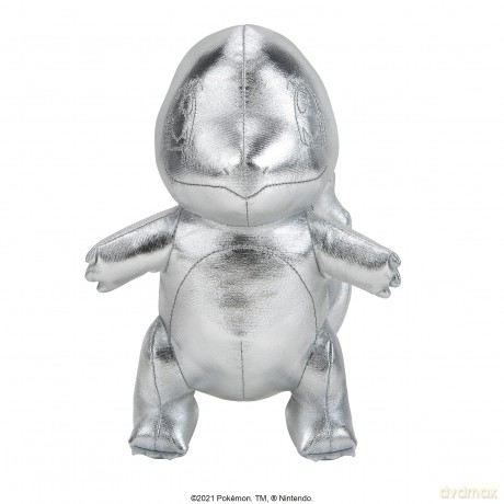 Pokémon PKW0238 674 EA Pokemon 25th Celebration 8" Silver Charmander Plus, Sliver