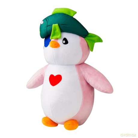 Pudgy Penguins Fish Outfit Huggable Plush Toy From Pudgy World| 30cm Fish Penguin Soft Toy | Super Soft And Cuddly Pudgy Penguins Toys Bring The Pudgy World To Life | Soft Toys For Fans Of Cute Things