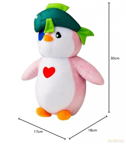 Pudgy Penguins Fish Outfit Huggable Plush Toy From Pudgy World| 30cm Fish Penguin Soft Toy | Super Soft And Cuddly Pudgy Penguins Toys Bring The Pudgy World To Life | Soft Toys For Fans Of Cute Things