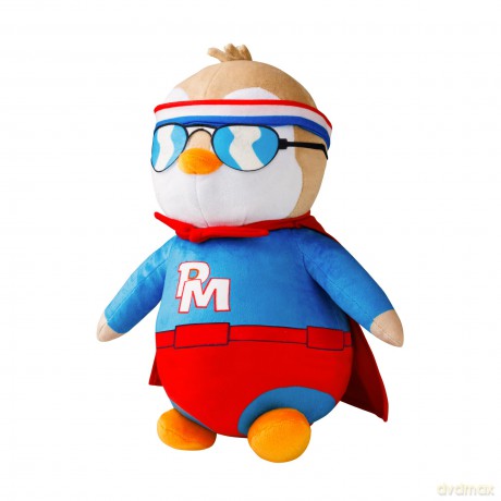 Pudgy Penguins Hero Outfit Huggable Plush Toy From Pudgy World| 30cm Hero Penguin Soft Toy | Super Soft And Cuddly Pudgy Penguins Toys Bring The Pudgy World To Life | Soft Toys For Fans Of Cute Things