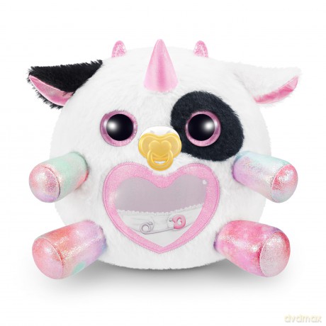 Rainbocorns 92105E, Small (23.5 cm) Adpot-A-Corn, Series 1, Cow (Melly-Moo)