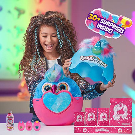 Rainbocorns Big Hair Surprise, Giant Egg, Toucancorn - Collectible Plush Stuffed Animal - 30 Layers of Surprises, Ages 3+ (Toucan)
