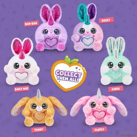 Rainbocorns Bunnycorn Surprise, 2 Pack, 4 Surprises Inside, Collectible Plush Pets, (2 Pack)