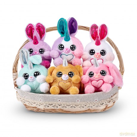 Rainbocorns Bunnycorn Surprise, 2 Pack, 4 Surprises Inside, Collectible Plush Pets, (2 Pack)