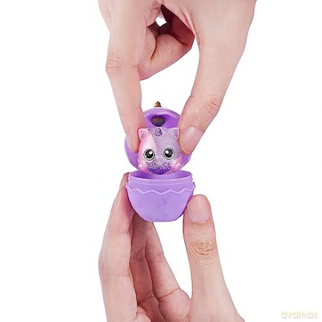 Rainbocorns Eggzania Surprise Mania Trixie the Kitten - Collectible Plush - Over 20 Surprises Inside, 28 cm, Cuddle Plush Stuffed Animal, Rings, Bracelets, Stickers, Wearable Accessories (Kitten)