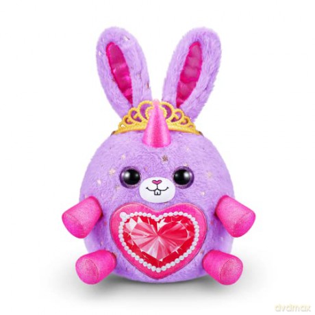 Rainbocorns Fairycorn Princess Series 6 Duchess the Bunny - Collectible Plush - Magical Fairy Princess Surprises, Cuddle Plush Stuffed Animal, Stickers (Bunny)