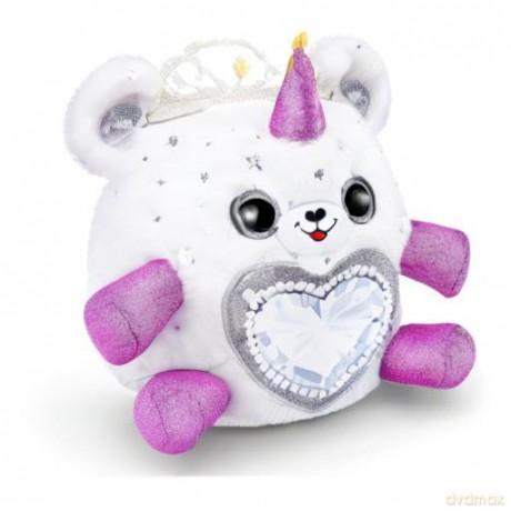 Rainbocorns Fairycorn Princess Series 6 Gemmie the Polar Bear - Collectible Plush - Magical Fairy Princess Surprises, Cuddle Plush Stuffed Animal, Stickers (Polar Bear)