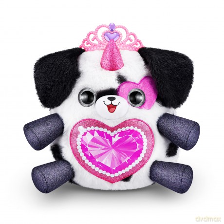 Rainbocorns Fairycorn Princess Series 6 Royalle the Dalmatian- Collectible Plush - Magical Fairy Princess Surprises, Cuddle Plush Stuffed Animal, Stickers (Dalmatian)