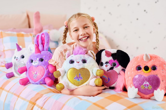 Rainbocorns Fairycorn Princess Series 6 Royalle the Dalmatian- Collectible Plush - Magical Fairy Princess Surprises, Cuddle Plush Stuffed Animal, Stickers (Dalmatian)